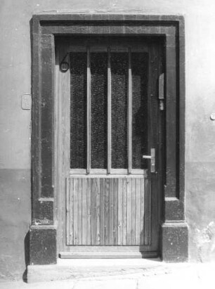 Annaberg-Buchholz, Fleischergasse 6. Wohnhaus. Haustür