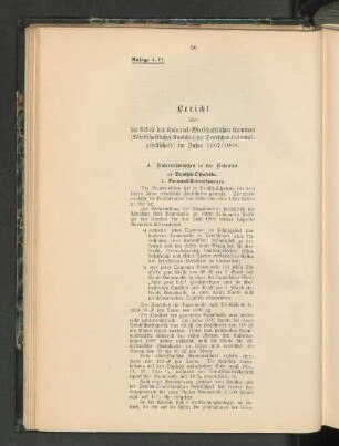 Bericht über die Arbeit des Kolonial-Wirtschaftlichen Komitees (Wirtschaftlicher Ausschuß der Deutschen Kolonialgesellschaft) im Jahre 1907/1908.