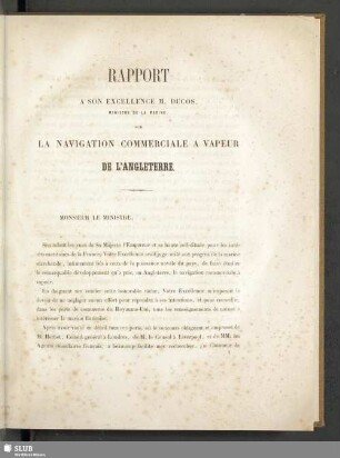 Monsieur Le Ministre
