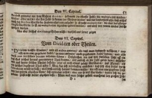 Das VI. Capitel. - Das VII. Capitel.