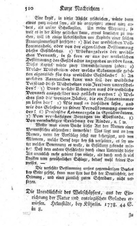 Die Unendlichkeit des Weltschöpfers, aus der Einrichtung der Natur und ontologischen Gründen erwiesen.