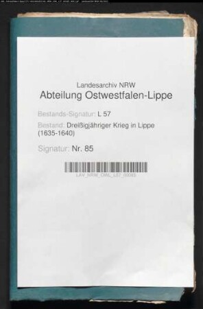 Militärische Personalia - Verschiedene Angelegenheiten und Korrespondenzen