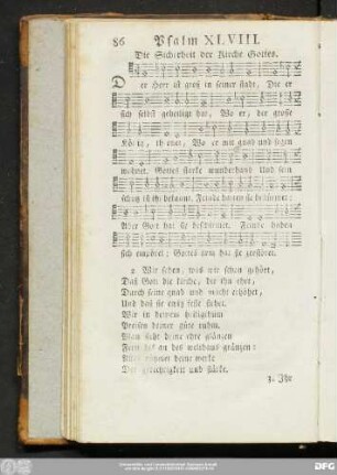 Psalm XLVIII. Die Sicherheit der Kirche Gottes.