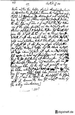 70: Brief von Johannes Müller an Johann Wilhelm Ludwig Gleim