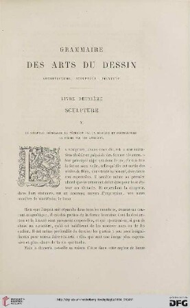 17: Grammaire des arts du dessin, 2, Sculpture, 10-11 : architecture, sculpture, peinture