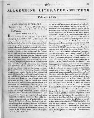 Pausanias : Pausaniae descriptio Graeciae. Ad codd. mss. Parisinorum... apparatu critico, interpretatione Latina et indicibus. Instruxerunt I. H. C. Schubart et C. Walz. Vol. 1-2. Leipzig: Hahn 1838 (Fortsetzung von Nr. 28.)