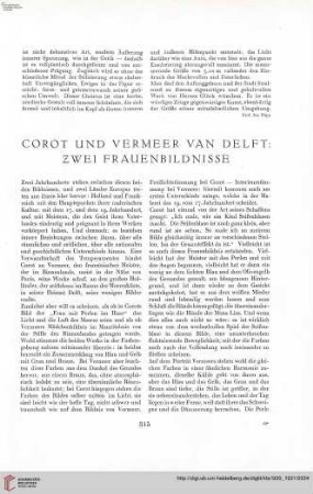 46: Corot und Vermeer van Delft : zwei Frauenbildnisse