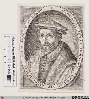 Bildnis Hadrianus Junius (eig. Adriaen de Jonghe)