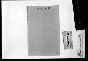 Stellen und Personal (1849-1850)