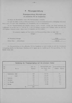 F. Fürsorgeerziehung