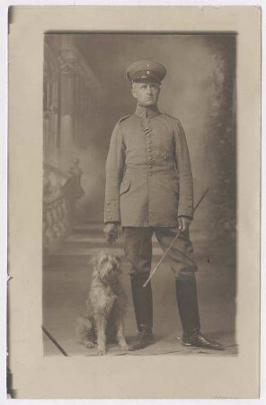 Georg Friederici in Uniform