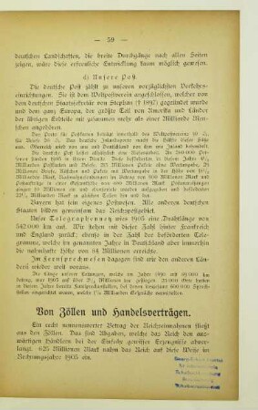 Von Zöllen und Handelsverträgen