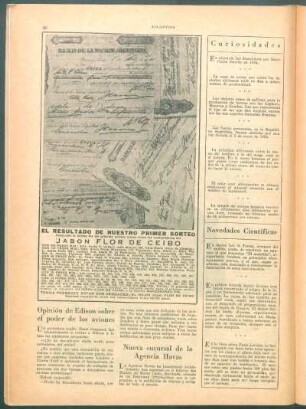 Opinión de Edison sobre el poder de los aviones