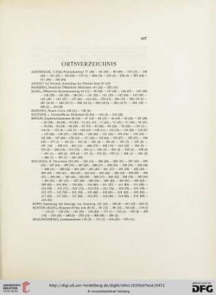 Ortsverzeichnis