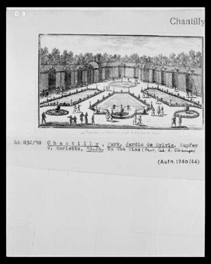 Chantilly, Schlosspark, Jardin de Sylvie