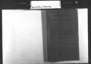 Berichte von Wilhelm von Meysenbug, Berlin, an Ludwig Rüdt von Collenberg-Bödigheim: - Dänisches Thronfolgegesetz - Krimkrieg