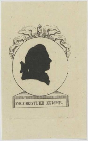 Bildnis des Ioh. Christlieb Kemme