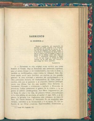 Sarmiento : El escritor