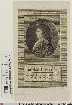 Bildnis Johann Matthäus Bechstein