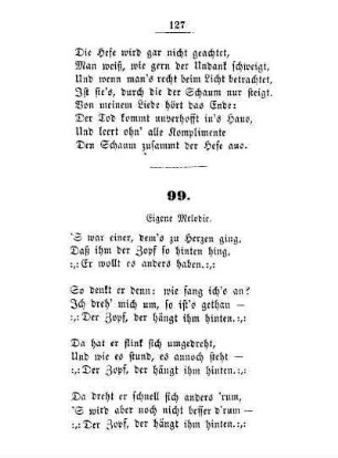 99. Eigene Melodie