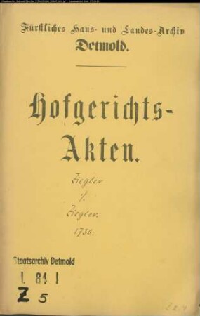 Ziegler, Gottschalk zu Horn gegen Jost Henrich Ziegler und Magistrat zu Horn - Beleidigung und Strafe