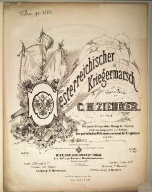 Österreichischer Kriegermarsch : für d. Piano Forte ; op. 11