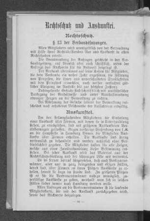 Rechtsschutz und Auskunftei.