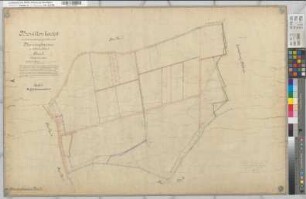 Benninghausen (Lippstadt), Zusammenlegung Benninghausen, Bl.2 Brouillonkarte 2 Flur 3