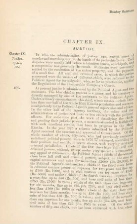 Chapter IX. Justice
