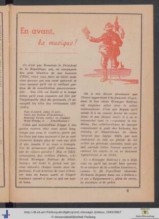 En avant, la musique.