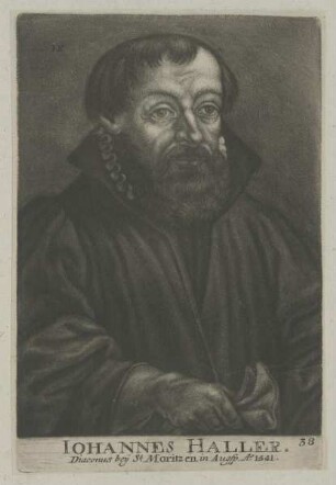 Bildnis des Iohannes Haller