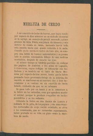 Merluza de cerdo