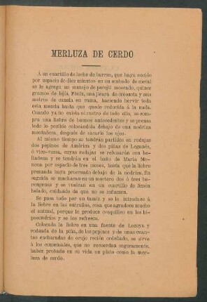 Merluza de cerdo