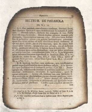 Sectio II. De Parabola