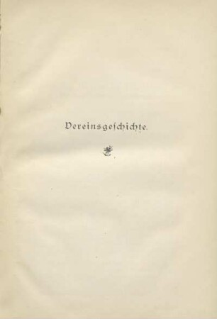 Vereinsgeschichte