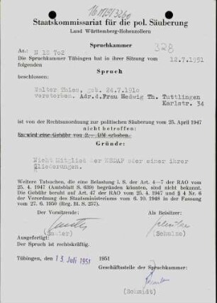 Thies, Walter