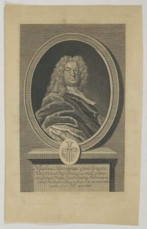 Bildnis des Nicolaus Hieronymus Gundling