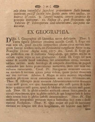 Ex geographia.