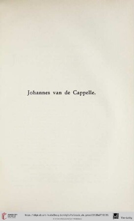 Johannes van de Cappelle