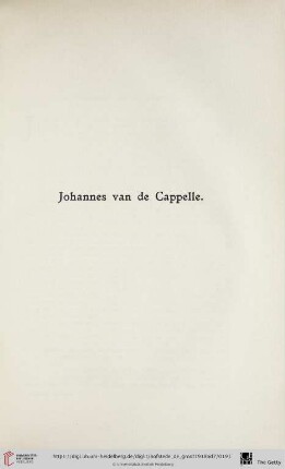 Johannes van de Cappelle