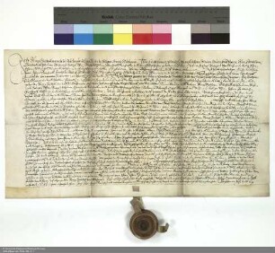 Revers Georg Christophs von und zu Buchenau bezüglich der Belehnung mit dem Schloss Buchenau und weiteren im Einzelnen aufgeführten Lehen durch Johann Bernhard [Schenck zu Schweinsberg], Abt von Fulda