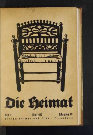 Heft 5 Mai 1939 Jahrgang 49