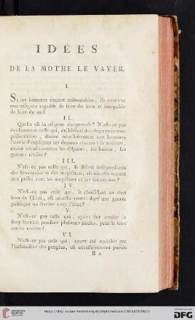 Idées de la mothe le vayer