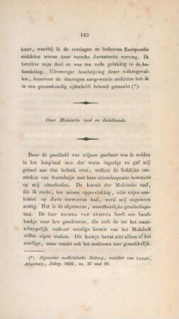 Over Maleische taal en dichtkunde