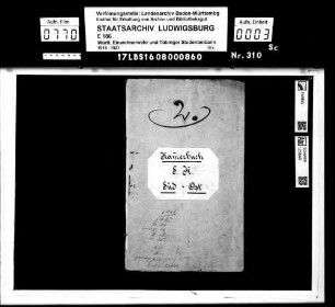 Sicherheits-Kompanie Süd-Ost: Kammerbuch