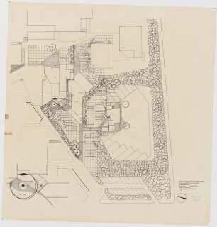 Studentendorf Schlachtensee, Berlin-Zehlendorf Außenanlage: Lageplan, Pflanzplan 1:200, 2. Bauabschnitt