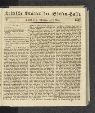 97. 7. Mai 1832
