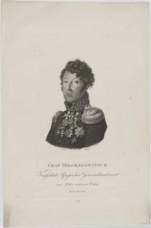 Bildnis von Graf Miloradowitsch