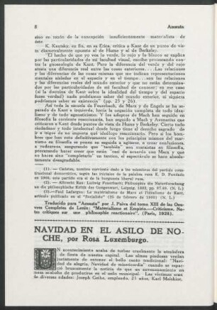Navidad en el asilo de noche