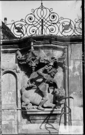Schwäbisch Hall Fischbrunnen am Markt